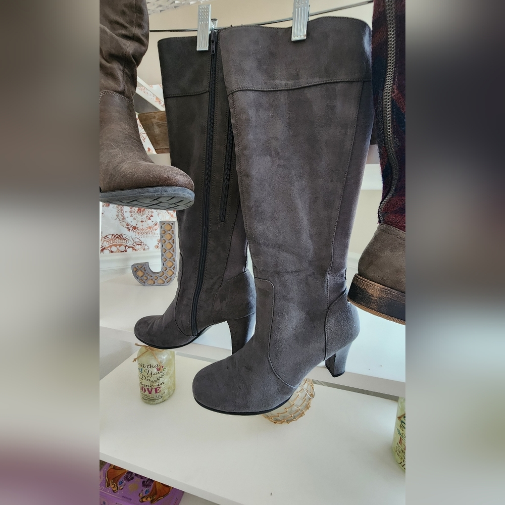 A2 by Areosoles Grey Knee High Boot